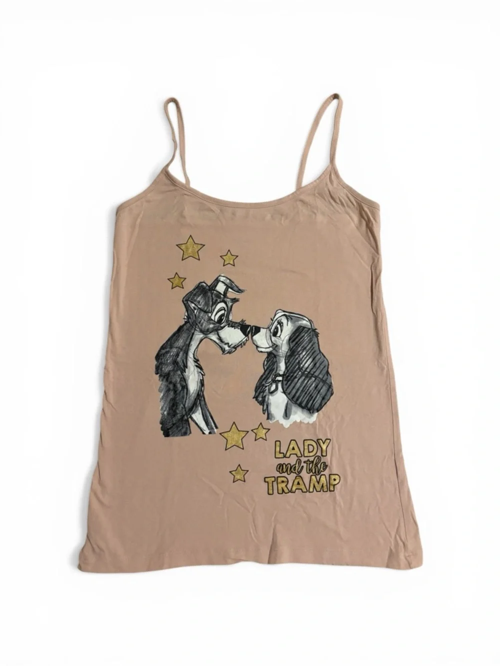 Disney Pink Lady and the Tramp Pajama Tank Top - Picture 2 of 2